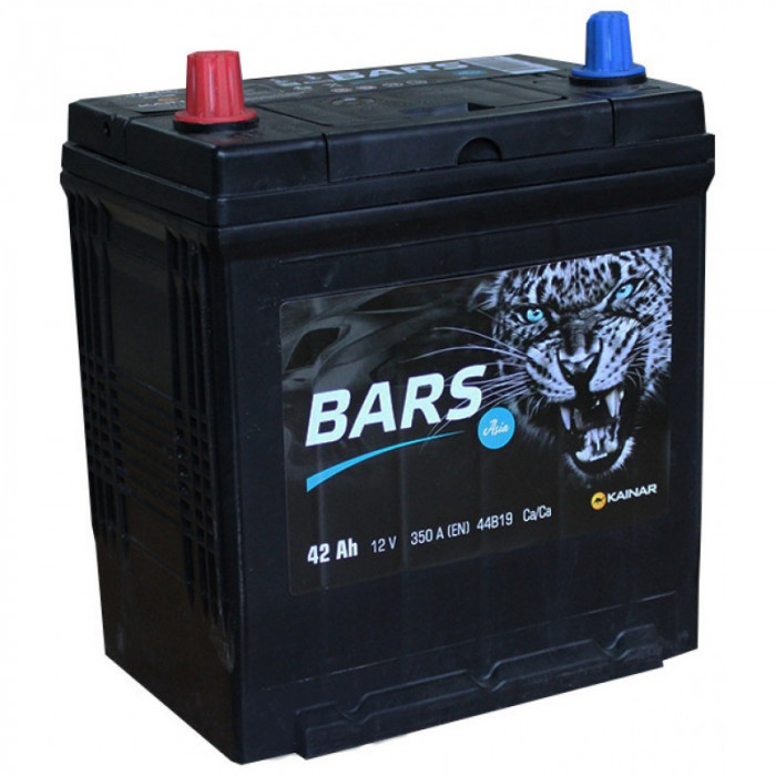 Аккумулятор BARS Asia 6СТ-42 VL АПЗ п.п. 44B19R 42Ач 350A (187x127x227)