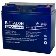 Аккумулятор B.ETALON CHR 12-17, 12V 17Ah (181x77x167)