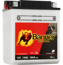 Аккумулятор Banner Bike Bull 51411 12V 14 Ач обр. пол. 185А (134x89x166) YB14L-A2 сухозаряж.