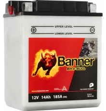 Аккумулятор Banner Bike Bull 51412 12V 14 Ач прям. пол. 185А (134x89x166) YB14-A2 сухозаряж.