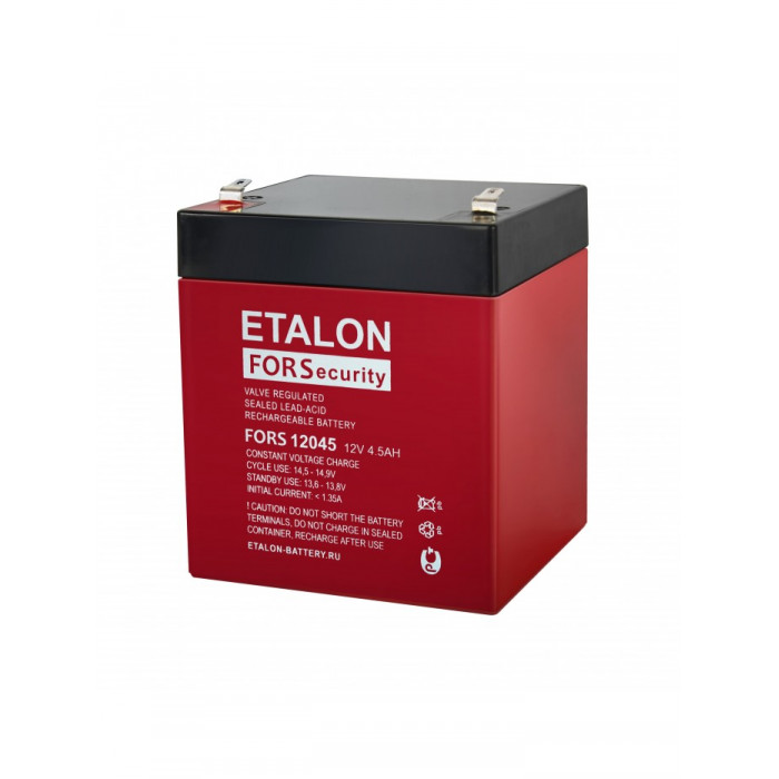Аккумулятор ETALON FORS 12045, 12V 4.5Ah (90х70х102)