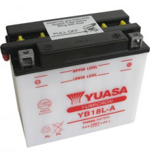 Аккумулятор Yuasa YB18L-A - 18 Ач 215A (180x90x162) обр. пол. Heavy Duty сухозаряж.