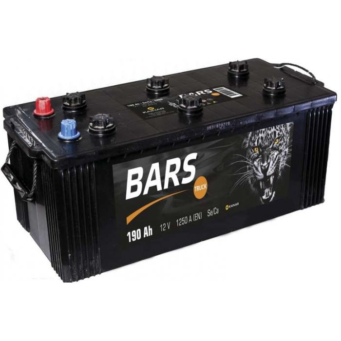 Аккумулятор BARS Truck 6CT-190 АПЗ Euro о.п. 1250A 524x223x223