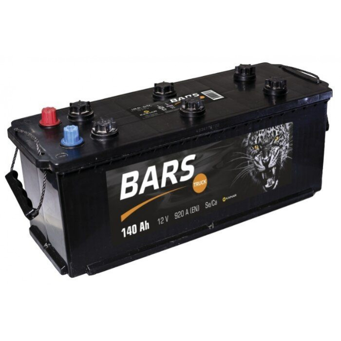 Аккумулятор BARS Truck 6СТ-140 АПЗ о.п. конус 140 Ач 920A (513x189x217)