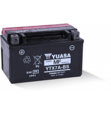 Аккумулятор Yuasa YTX7A-BS - 6 Ач 105А (151x88x94) прям. пол. AGM сухозаряж.