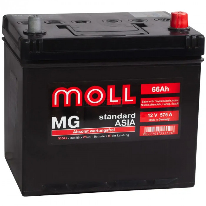 Аккумулятор Moll MG Standard Asia 66R 575A 220x164x220