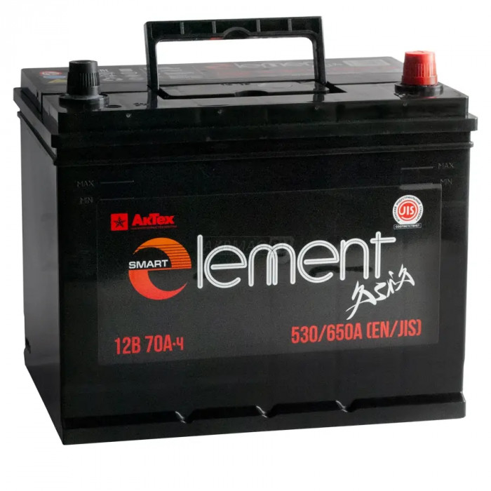 Аккумулятор Smart Element 70D23L 65Ач 480A обр. пол. (230x175x225)
