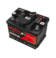 Аккумулятор Moll X-TRA charge 62 Ач 600A обр. пол. (242x175x190) 84062