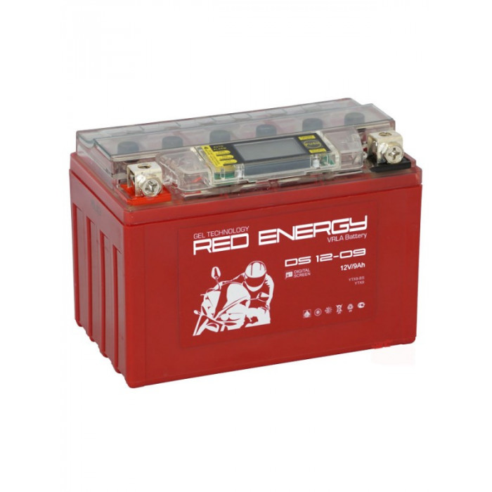 Аккумулятор Red Energy DS 1209, 12V 9Ah 140А (150x86x108) YTX9-BS, YTX9
