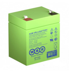 Аккумулятор WBR GP 1245 12V 4.5 Ah (90х70х107)