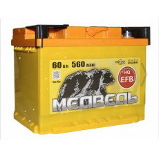 Аккумулятор Медведь EFB 60 Ач 560A п.п. (242x175x190)