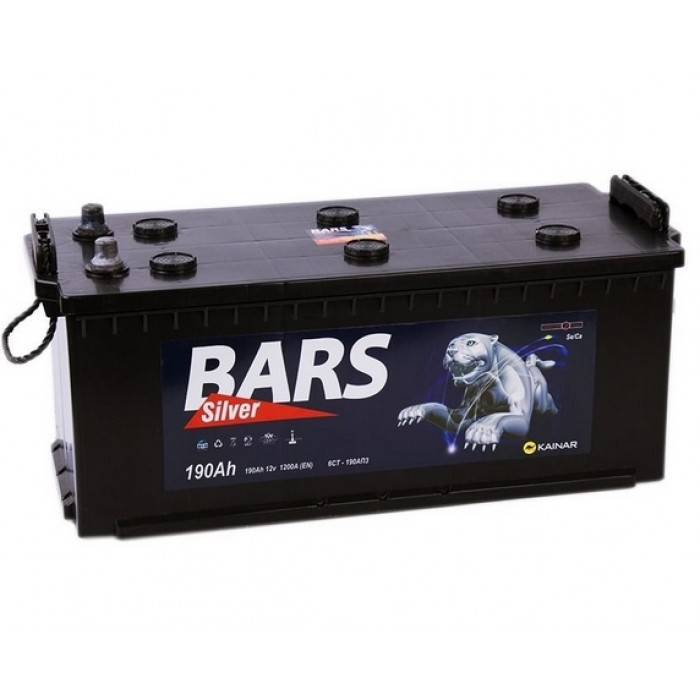 Аккумулятор BARS Truck 6СТ-190 АПЗ п.п. 1250A 524x239x223