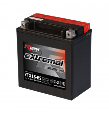 Аккумулятор RDrive YTX16-BS 12V 14Ah 230А прям. пол. AGM сухозаряж.(150x87x161) eXtremal SILVER