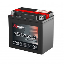 Аккумулятор RDrive YTX5L-BS 12V 4Ah 70А обр. пол. AGM сухозаряж. (113x70x105) eXtremal SILVER
