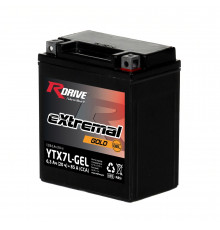 Аккумулятор RDrive YTX7L-GEL 12V 6.3Ah 90А обр. пол. AGM (113x70x130) eXtremal GOLD