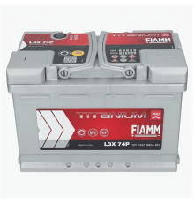 Аккумулятор Fiamm Titanium Pro 74 Ач 680A прям. пол. (278x175x190) L3X 74P