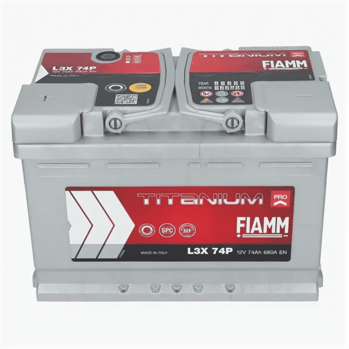 Аккумулятор Fiamm Titanium Pro 74 Ач 680A прям. пол. (278x175x190) L3X 74P