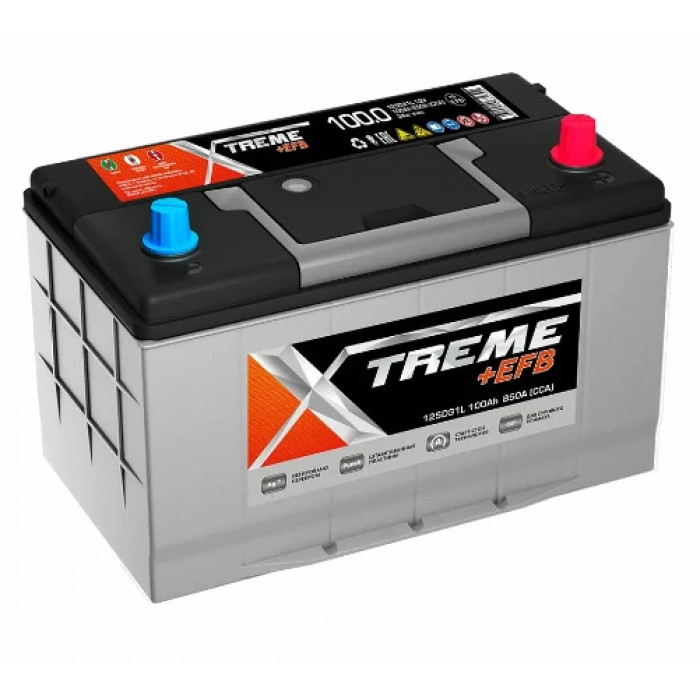 Аккумулятор XTREME +EFB 125D31L 100R обр. пол. 850A 306x173x220