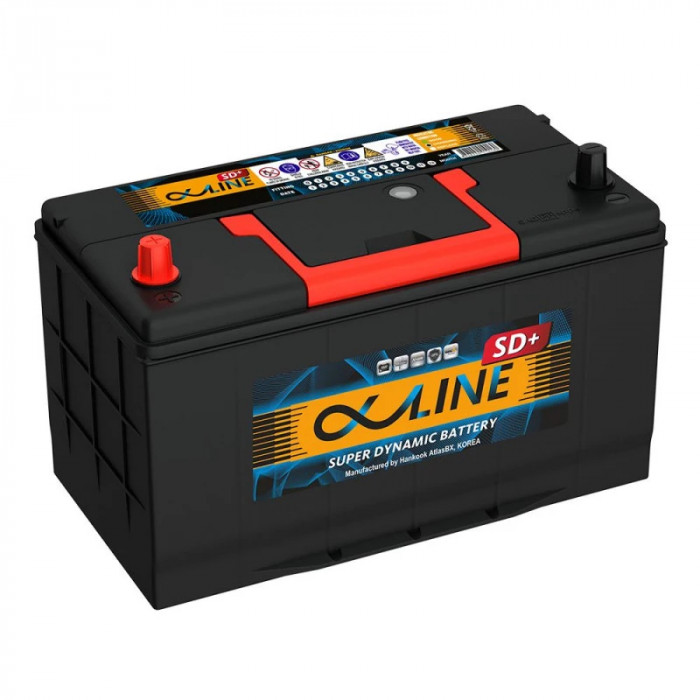 Аккумулятор AlphaLINE SD+ plus 125D33R 115L прям. пол. 900А 324x172x204