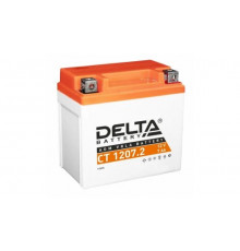 Аккумулятор Мото DELTA CT 1207.2 7Ач 130A обр. пол. 114x70x108 (YTX5L-BS, YTZ7S, YTZ6S)