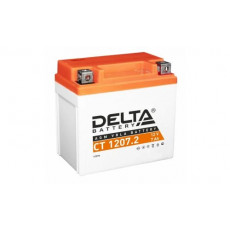 Аккумулятор Мото DELTA CT 1207.2 7Ач 130A обр. пол. 114x70x108 (YTX5L-BS, YTZ7S, YTZ6S)