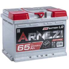 Автомобильный аккумулятор Arnezi DIN SMF 65R+ L2 EN 620А  обр. пол. 242x175x190
