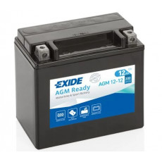 Аккумулятор Мото EXIDE AGM 12-12 12Ач 200A прям. пол. 150x88x145 (YTX14-BS, YTX14H-BS, YTX16-BS, YB16B-A)