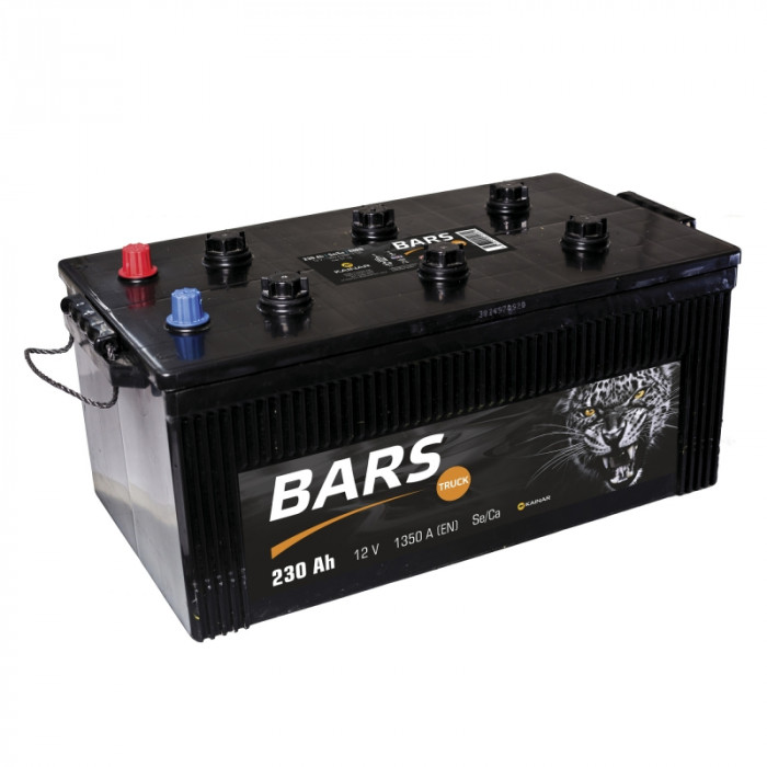 Аккумулятор BARS Truck 6СТ-230 АПЗ Euro о.п. 230Ач 1350A 518x274x238
