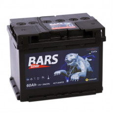 Аккумулятор BARS 6СТ-60 АПЗ п.п. 60Ач 530A (242x175x190)