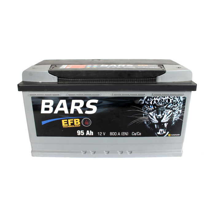 Аккумулятор BARS EFB 95 Ач обр. пол. 800А (353x175x190)