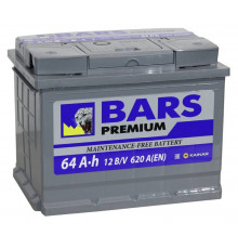 Аккумулятор BARS Premium 64Ач 620A обр. пол. (242x175x190)
