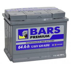 Аккумулятор BARS Premium 64Ач 620A обр. пол. (242x175x190)
