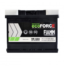 Аккумулятор Fiamm Ecoforce AGM 60 Ач 680A обр. пол. (242x175x190) L2 VR680