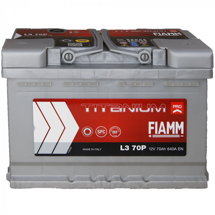 Аккумулятор Fiamm Titanium Pro 70R 640A (278x175x190) L3 70P