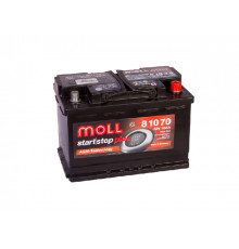 Аккумулятор Moll AGM 80R Start-Stop 800A 315x175x190