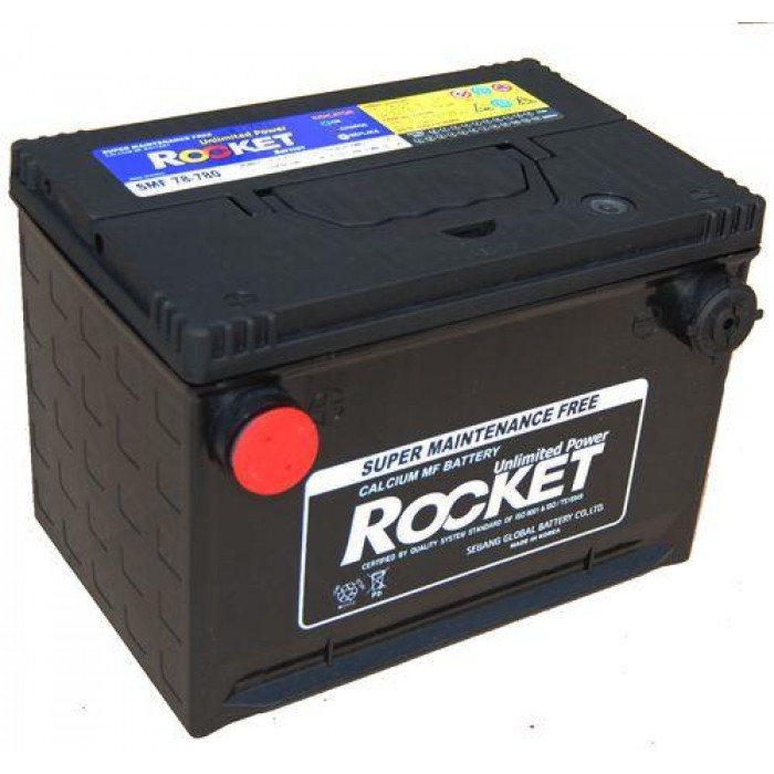 Аккумулятор Rocket 78-780 74Ah 780А (260x179x185) боковые клеммы
