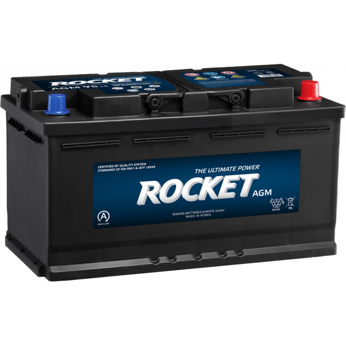 Аккумулятор Rocket AGM L5 95Ah 850A обр пол. (353х175х190)