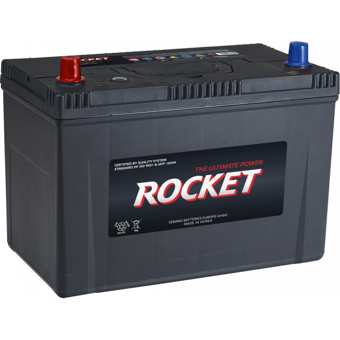 Аккумулятор Rocket 125D31R 100Ah 830A (305x173x225) прям. пол.