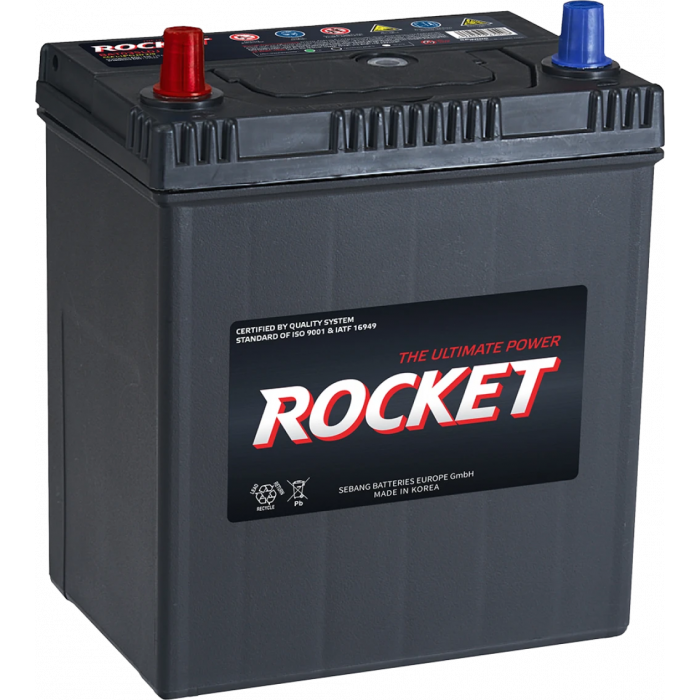 Аккумулятор Rocket 46B19R 42Ah 370A (187x127x225) прям. пол.