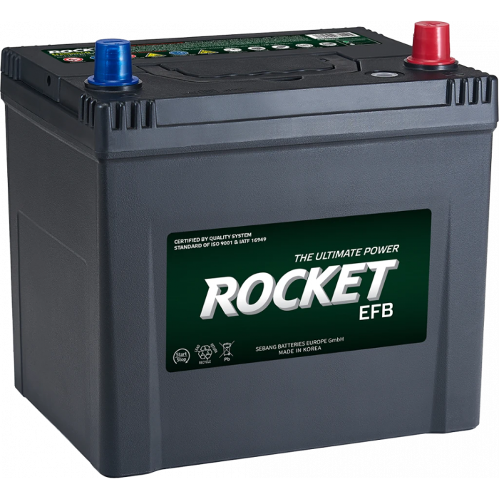 Аккумулятор Rocket EFB Q85L 65Ah 680A обр. пол. (232x175x225)