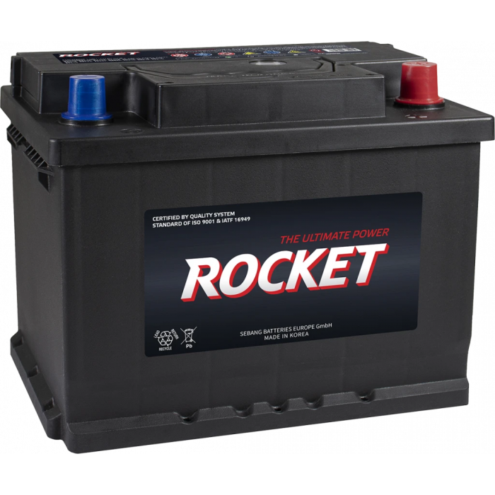 Аккумулятор Rocket 62Ah 520A обр. пол. (242x175x190) SMF 62L-L2