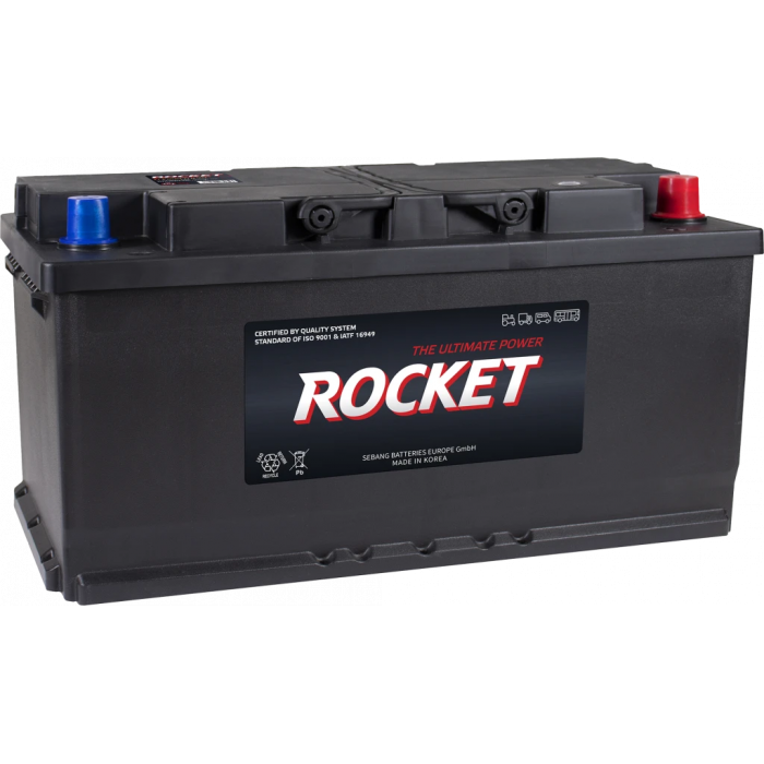 Аккумулятор Rocket 110Ah 910A обр. пол. (393x175x190) SMF 110L-L6