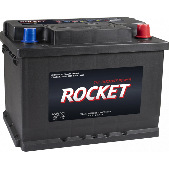 Аккумулятор Rocket 60Ah 650A обр. пол. (242x175x175) SMF 60L-LB2 низкий