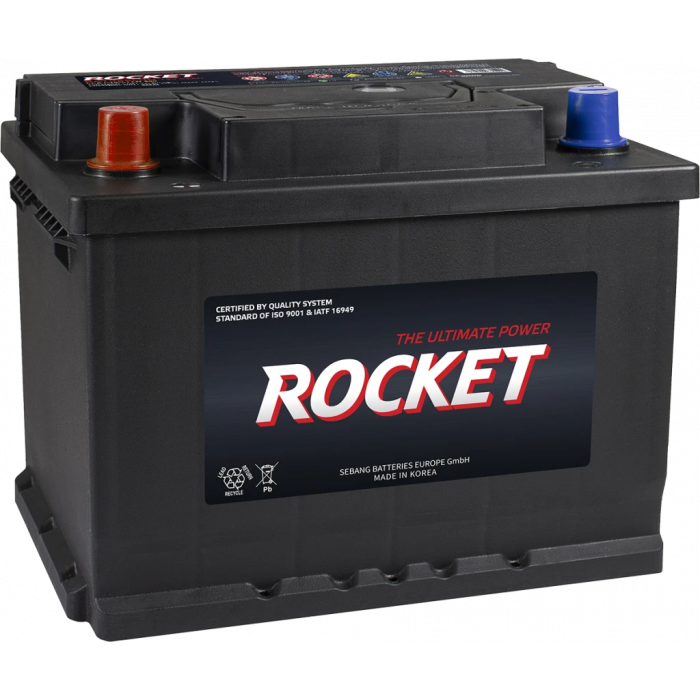 Аккумулятор Rocket 62Ah 520A прям. пол. (242x175x190) SMF 62R-L2