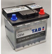Аккумулятор TAB OEM 55 Ah 560A (207x175x190) OEM55V 55512 SMF VW
