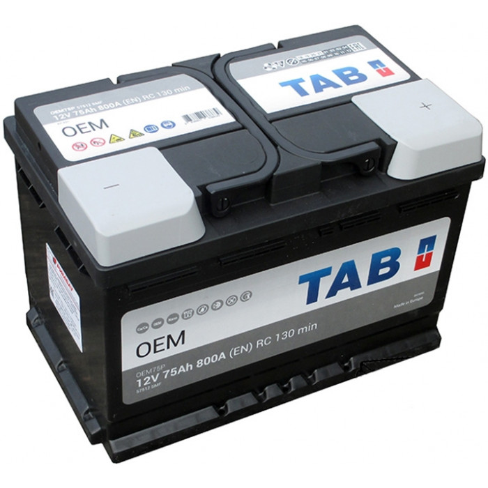 Аккумулятор TAB OEM 75 Ah 640A (278x175x190) OEM75T 57512 SMF VW