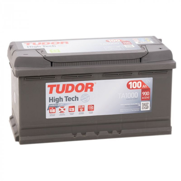 Аккумулятор Tudor High-Tech 100R (900A 353x175x190) TA1000