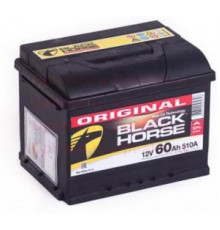 Аккумулятор автомобильный BLACK HORSE 60 Ah 540А обр. пол. 242x175x175