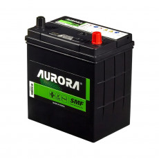 Аккумулятор автомобильный AURORA JIS MF42B19L 38Ah 350А обр. пол. 187x127x220