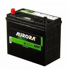 Аккумулятор автомобильный AURORA JIS MF55B24R 45 Ач (тонкие клеммы) 430А пр. пол. 238x128x220